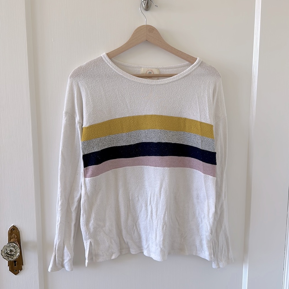 Lightweight striped sweater